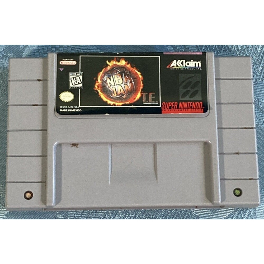 NBA Jam TE Tournament Edition SNES Super Nintendo (AUTHENTIC )